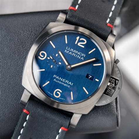 panerai pam1180|Panerai luminor marina blue dial.